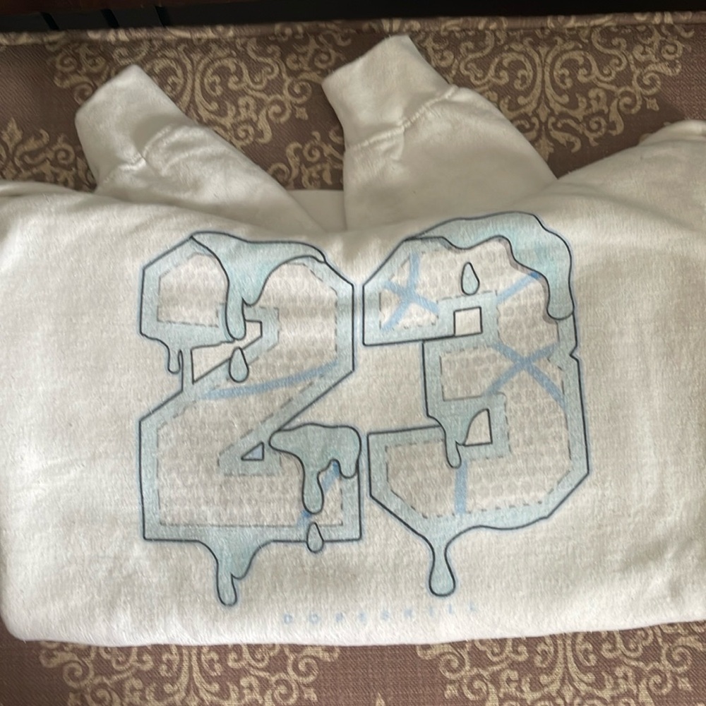 White hoodie